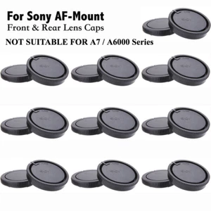 10PCS Front Body + Rear Lens Cap Cover for Sony Alpha A Mount AF DSLR Camera Lot - Picture 1 of 5