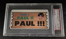 1964 Beatles Plaks PSA 8 #42 Paul McCartney Rookie Card Topps John Lennon Ringo