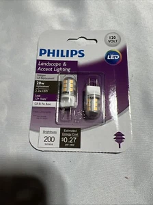 Philips 20 Watt 120V Equivalent 2-Pack LED G8 Bi-Pin Base Landscape Accent Bulb - Picture 1 of 2