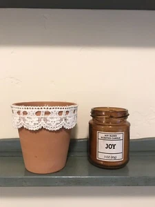 Cute Hand Made Terra cotta Planter Pot For Plant - Picture 1 of 8