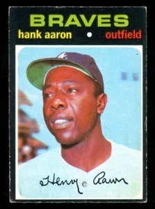 1971 TOPPS OPC O PEE CHEE BASEBALL #400 Hank Aaron HOF VG ATLANTA BRAVES Card - Picture 1 of 2