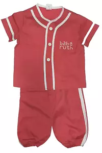 VTG Ruth Scharf 4T Boys Girls BABE RUTH Baseball Uniform Outfit - Picture 1 of 9