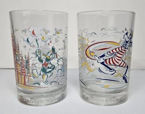 2 VTG McDonalds Walt Disney World 25th Anniversary Remember The Magic Glasses - Picture 1 of 13
