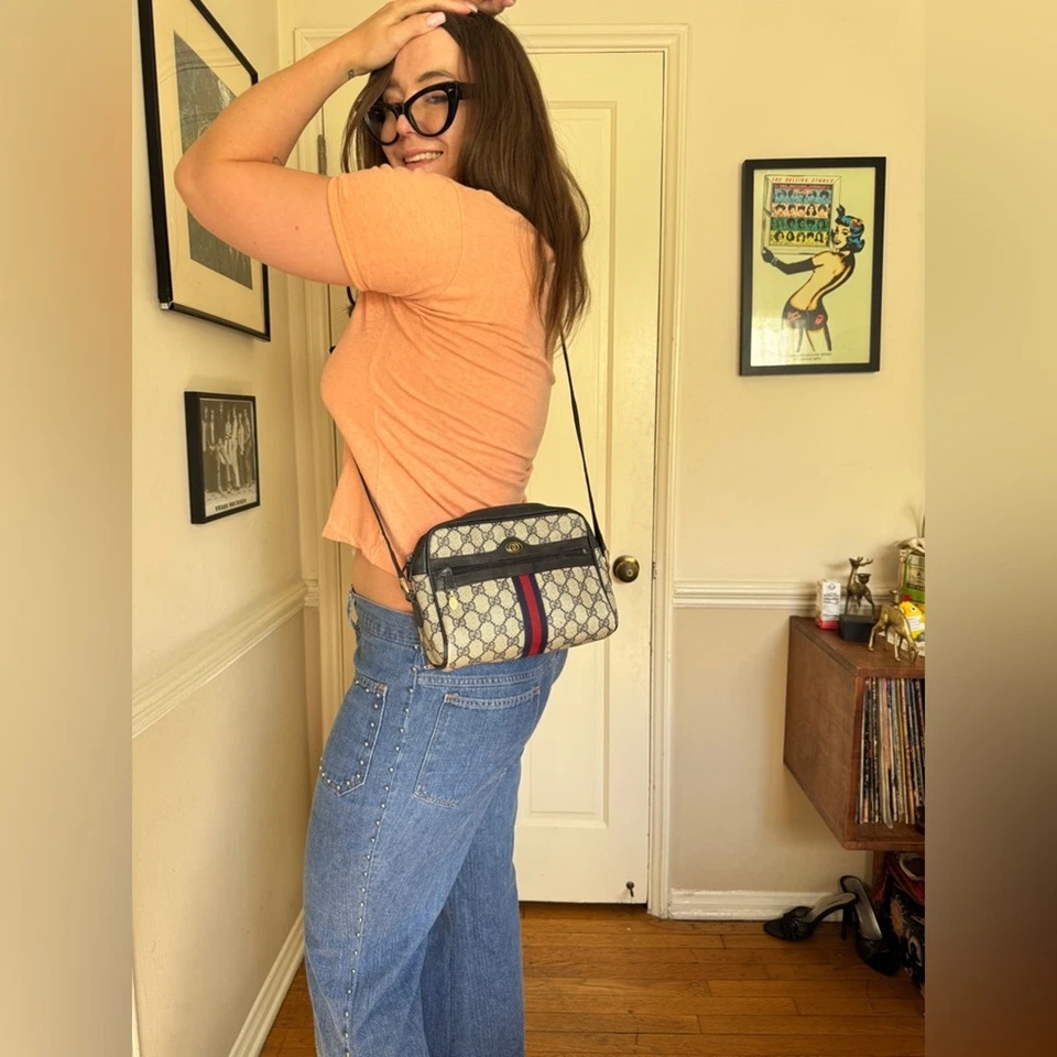 Bandolera Gucci GG Supreme vintage años 80 Foto 1 de 4