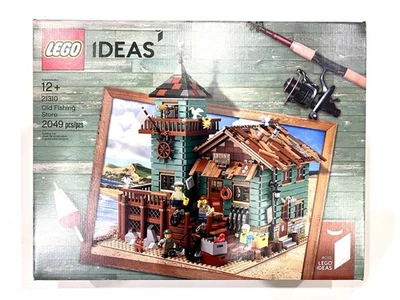 LEGO Ideas: Antigua Tienda de Pesca (21310) Modular Retirado Raro Pescador Cangrejo Pez Foto 1 de 4