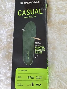 Superfeet Casual High Arch Support - C- 5.5-7 M / 6.5-8 W. Plantar Faschtis - Bild 1 von 9