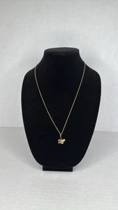Vintage estate gold butterfly Pendant Necklace Lot A45 - Picture 1 of 7