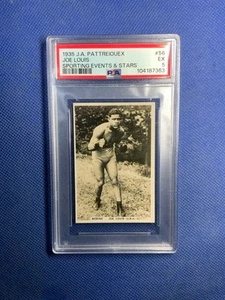 1935 J.A. Pattreiouex Sporting Events & Stars Boxing #56 Joe Louis PSA 5 - Picture 1 of 2