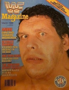 WWF Magazine March 1988 ANDRE THE GIANT - Picture 1 of 17