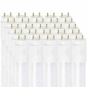 Luxrite 2FT T8 LED Tube Light 12W (17W Equiv.) 3000K Universal 1100lm G13 25Pack - Picture 1 of 6