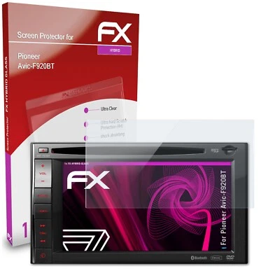 atFoliX Pellicola Vetro per Pioneer Avic-F920BT 9H Armatura di protezione