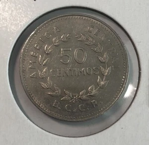 1978 Costa Rica 50 Centimos Coin Really Nice - Picture 1 of 2