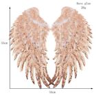 Wing Patch LARGE 33CM Rose Angel Iron Sew On Embroidered Fancy Dress Patches