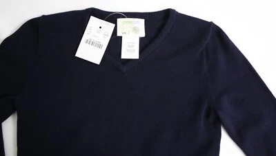 Crewcuts J Crew Sweater V neck long sleeve Size 2 Boys NWTS Navy Blue Toddler - Image 1 of 4