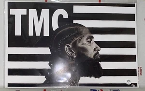 Nipsey Hussle Poster Painting piece limited edition TMC album cover Music RARE ! - Picture 1 of 6
