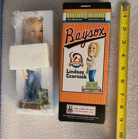 Vintage 2008 Lindsay Czarniak Bowie Baysox Bobblehead Cover