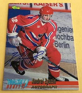1995 Classic Hockey Draft Andrei Zyuzin Autograph Card - Picture 1 of 2