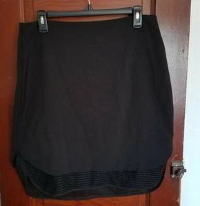 Falda inferior XOXO Juniors para mujer 13/14 negra poliéster spandex ganchillo - Imagen 1 de 6