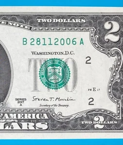 28 November 2006 : B 28112006 A BIRTHDAY Note $2 Two Dollar Bill *Uncirculated* - Picture 1 of 3