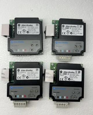 4 PCS ALLEN BRADLEY 20-COMM-D SER B POWERFLEX DEVICENET COMMUNICATION MODULE - Image 1 of 4