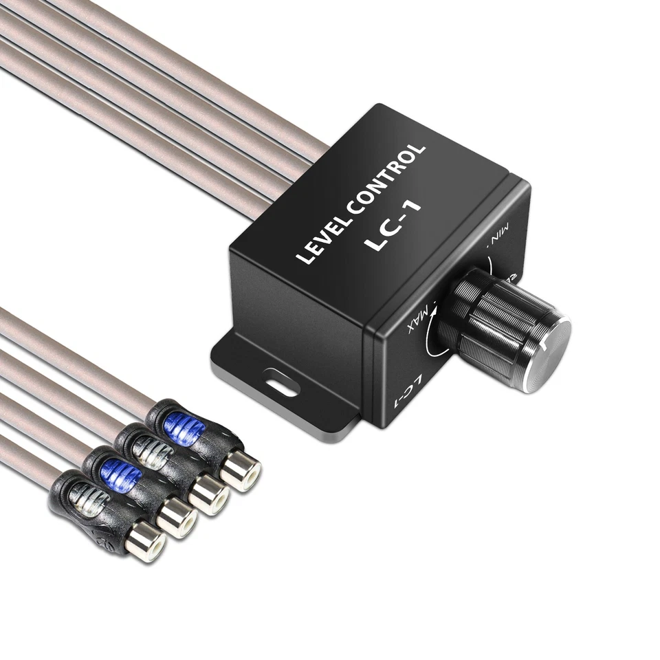 Recoil LC1 RCA Controller for Car Audio Amplifier Bass Boost Volume Knob - Image 1 of 4