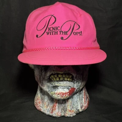 Sombrero Picnic With The Pops Columbus Symphony SnapBack Conciertos de Verano De Colección Años 90 Foto 1 de 4