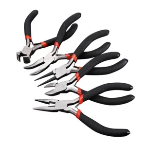5pcs DIY Jewelry Pliers Set Handmade Necklace Bracelet Making Tools kit 5" Size - Picture 1 of 16