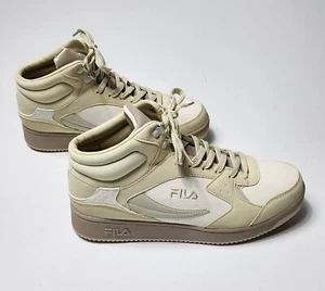 FILA Everlayer MT Mid Elfenbein Turnschuhe Schuhe Herren Größe 10 Neu - Bild 1 von 9