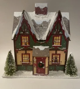 Kirkland Village Adventskalender Dickens Weihnachten Holzbautage 10-17 - Bild 1 von 9