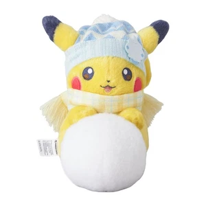 Pokemon Pikachu Plüsch Winter Schneemann Pokemon Center Exclusive 2025 - Bild 1 von 5