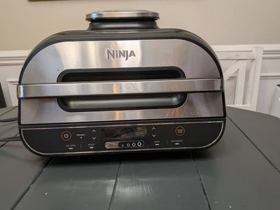 Freidora de aire para parrilla interior Ninja Foodi Smart XL 6 en 1 plateada/negra FG551 S5 funciona Foto 1 de 4