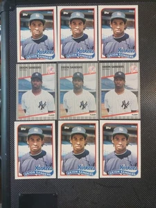 9 Karten Lot 1989 Deion Sanders Topps Traded And Fleer Update XRC NMMT - Bild 1 von 10