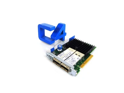 HP 764285-B21 10GB/40GB 2-PORT 544+FLR-QSFP ADPTR - 764737-001, 779132-001 - Image 1 of 3