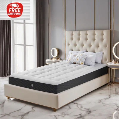 Colchon Twin De Espuma Viscoelastica 5 Pulgadas Para Niños y Adultos En Oferta - Image 1 of 4