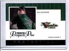 2007 Tristar Prospects Plus Protential Max Scherzer. PT-MS