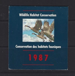 Canada 1987 Wildlife  Habitat Conservation Geese #FWH3 Unused MNH  $20 - Picture 1 of 2