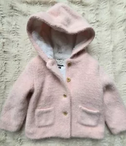 C&A Plüschjacke Teddy Mantel Jacke Kuscheljacke Gr. 86 Rosa NEU - Bild 1 von 8
