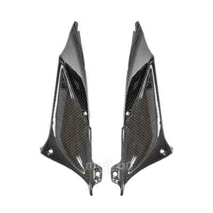 Caches canaux d'air Carbone Yamaha R1 2002-2003 - Vernis : Brillant ; Trame : - Foto 1 di 3