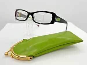 Kate Spade KSR02 TS10 51-16 Eyeglasses Frames Only Dk Tortoise MultiColr Stripe - Picture 1 of 24