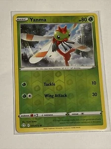 Pokemon : SWSH SHINING FATES YANMA 001/072 COMMON REVERSE - Picture 1 of 2