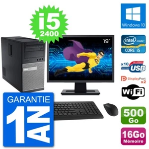 PC tour DELL 7010 Bildschirm 19 " Intel i5-2400 RAM 16Go Scheibe 500Go Windows - Bild 1 von 3