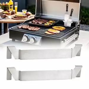 6,3" Verbesserte Grillplatte Spatel Halter Verstellbar Edelstahl für Blackstone - Bild 1 von 12