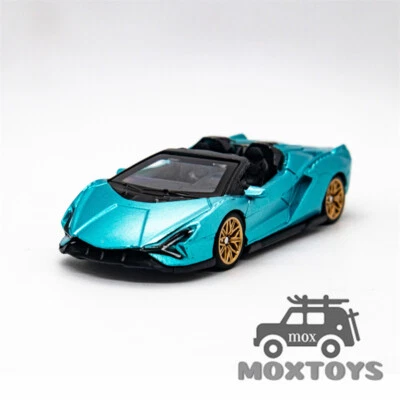 TSC 1:64 Valkyrie V12 VANTAGE Sian FKP 37 Bugatti Divo Diecast Model Car - Image 1 of 4
