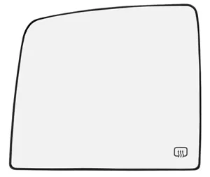 New Driver Side Heated Towing Mirror Glass For 2007-2021 Toyota Tundra TO1324133 - Picture 1 of 3