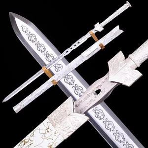 Chinese KungFu Dao Sword High Carbon Steel WuShu/TaiChi Han Tang Saber Jian  - Picture 1 of 10