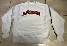 Davidson College Champion Reverse Weave Sweatshirt Adult Size Medium Wildcats