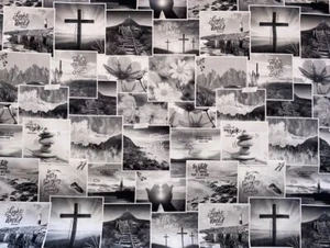 Cotton Quilting - Religious fabric by Brother Sister Design Studio- Half Yd - Picture 1 of 1