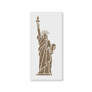 Stencil Statua della Libertà - Stencil Mylar resistenti e riutilizzabili - Foto 1 di 5