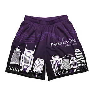 Nashville Skyline Athletic Shorts - Picture 1 of 12