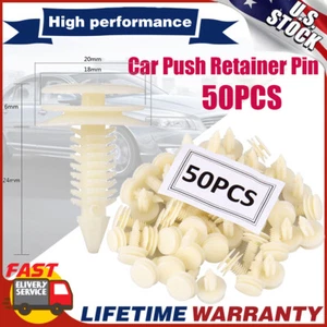 For Chevy Buick GMC S10 50Pcs Front Door Trim Panel Retainer Car Fasteners Clips - Picture 1 of 11